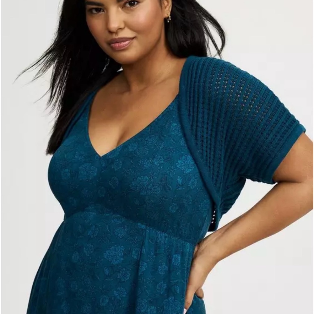 Open Stitch Bolero Shrug